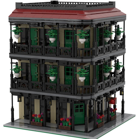 MOC - 44943 New Orleans Seafood Restaurant Klemmbausteine - LesDiyLesDiy