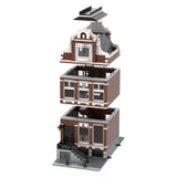 MOC - 46107 Amsterdam Canal House Nr 1(2 level) Klemmbausteine - LesDiy - Klemmbausteine