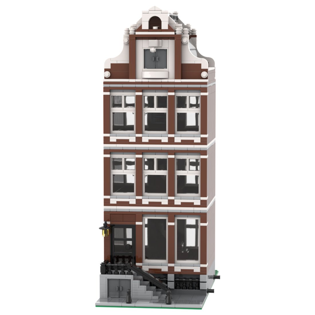 MOC - 46108 Amsterdam Canal House Nr 1 Klemmbausteine - LesDiyLesDiy