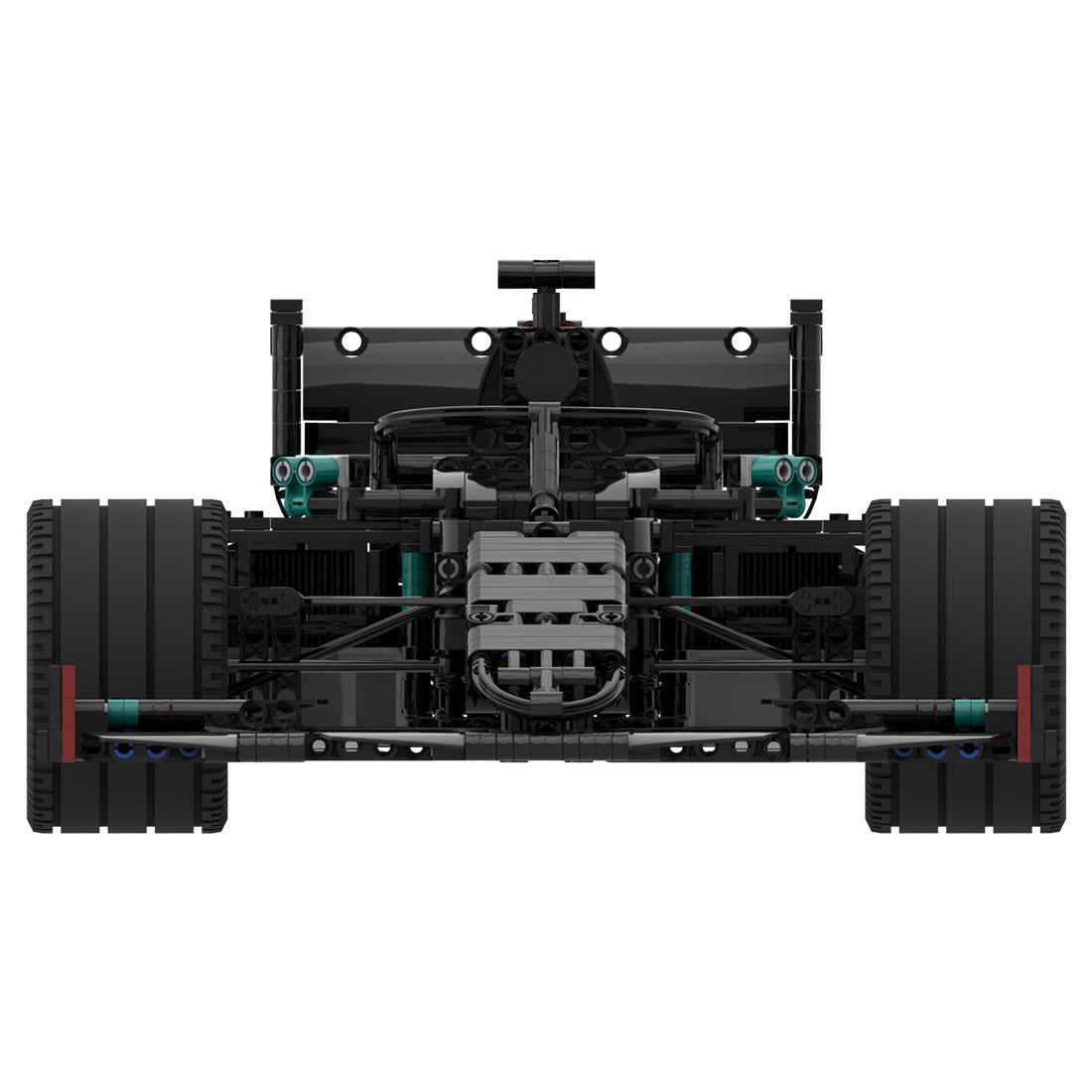 MOC - 46704 Mercedes F1 W11 1:8 Scale Klemmbausteine - LesDiyLesDiy