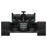 MOC - 46704 Mercedes F1 W11 1:8 Scale Klemmbausteine - LesDiyLesDiy