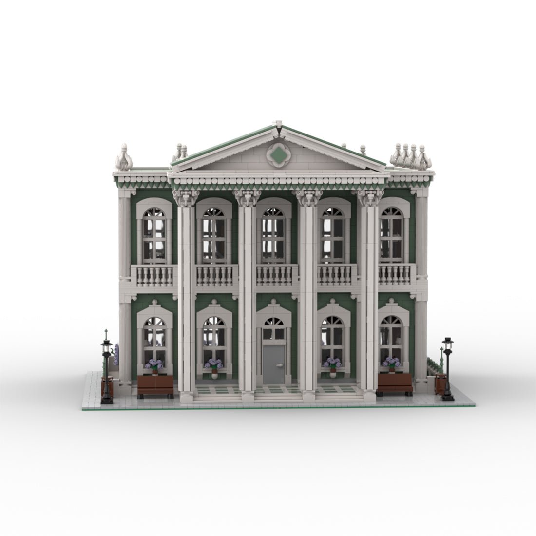 MOC - 46725 The Palladian Library Klemmbausteine - LesDiy - Klemmbausteine