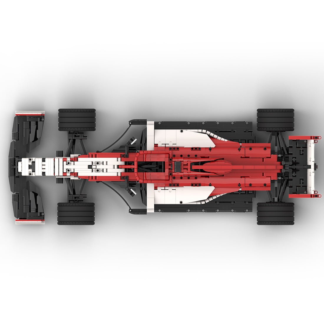 MOC - 47178 Alfa Romeo Racing Orlen F1 C39 1:8 ScaleKlemmbausteine - LesDiyLesDiy