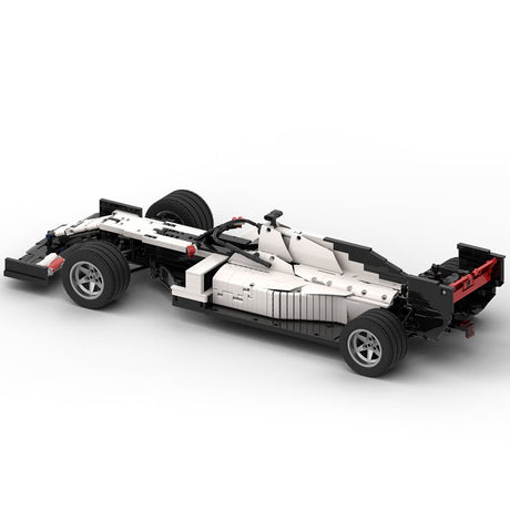 MOC - 47258 Haas F1 Team VF - 20 1:8 Scale Klemmbausteine - LesDiy - Klemmbausteine