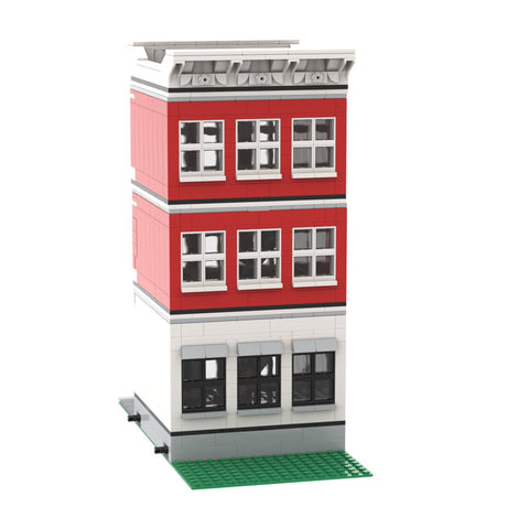 MOC - 47824 Modular Building - Amsterdam Canal House Nr 2 Klemmbausteine - LesDiyLesDiy