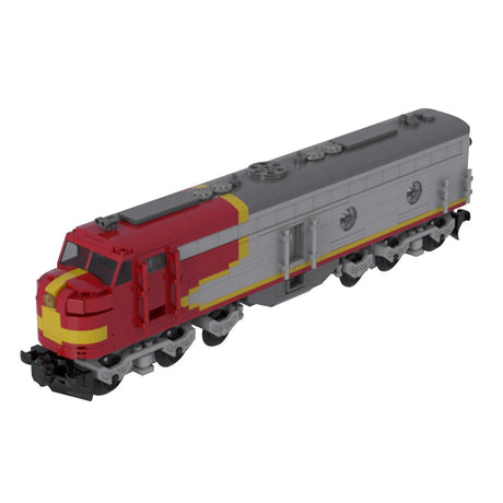 MOC - 47988 Santa Fe EMD E8B Zug Klemmbausteine - LesDiyLesDiy