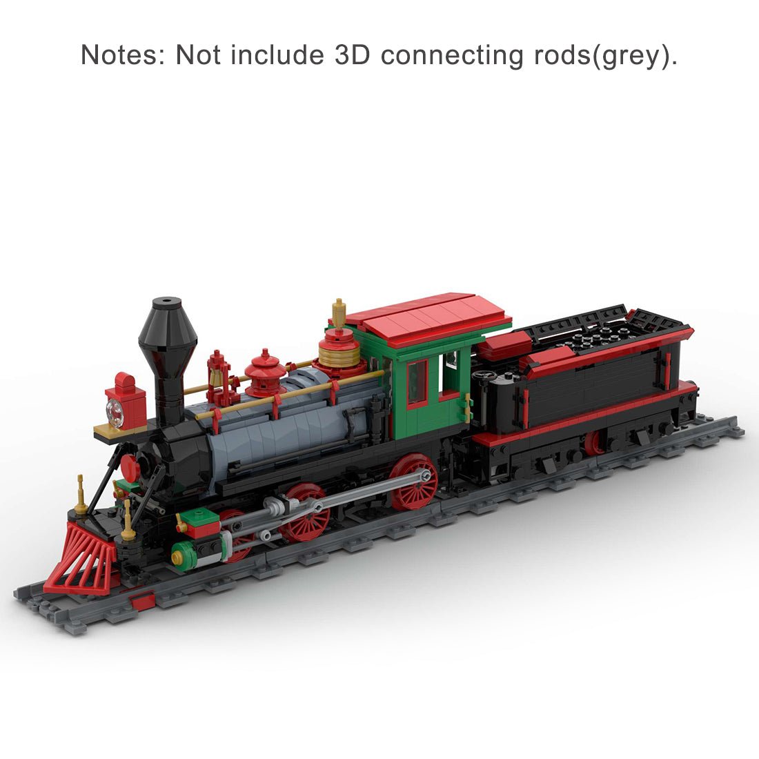 MOC - 48524 Grizzly Flats Loco Klemmbausteine - LesDiyLesDiy