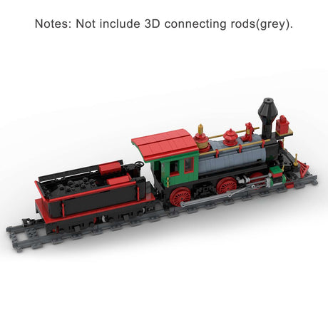 MOC - 48524 Grizzly Flats Loco Klemmbausteine - LesDiyLesDiy