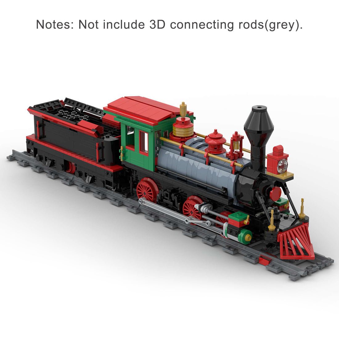 MOC - 48524 Grizzly Flats Loco Klemmbausteine - LesDiyLesDiy