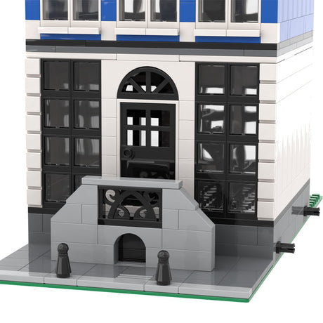 MOC - 48643 Modular Building - Amsterdam Canal House Nr 3 - LesDiyLesDiy