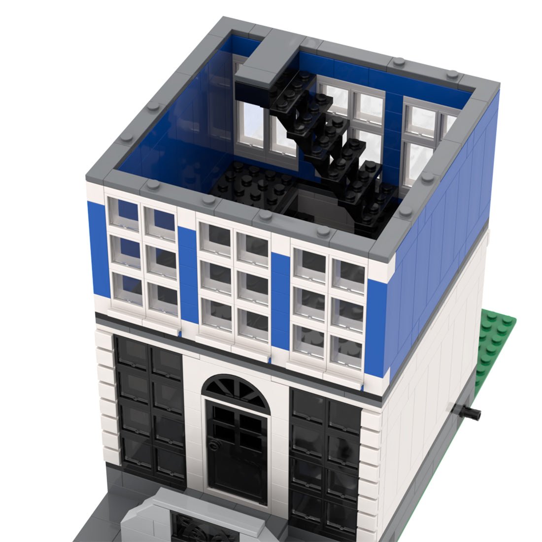 MOC - 48643 Modular Building - Amsterdam Canal House Nr 3 - LesDiy - Klemmbausteine