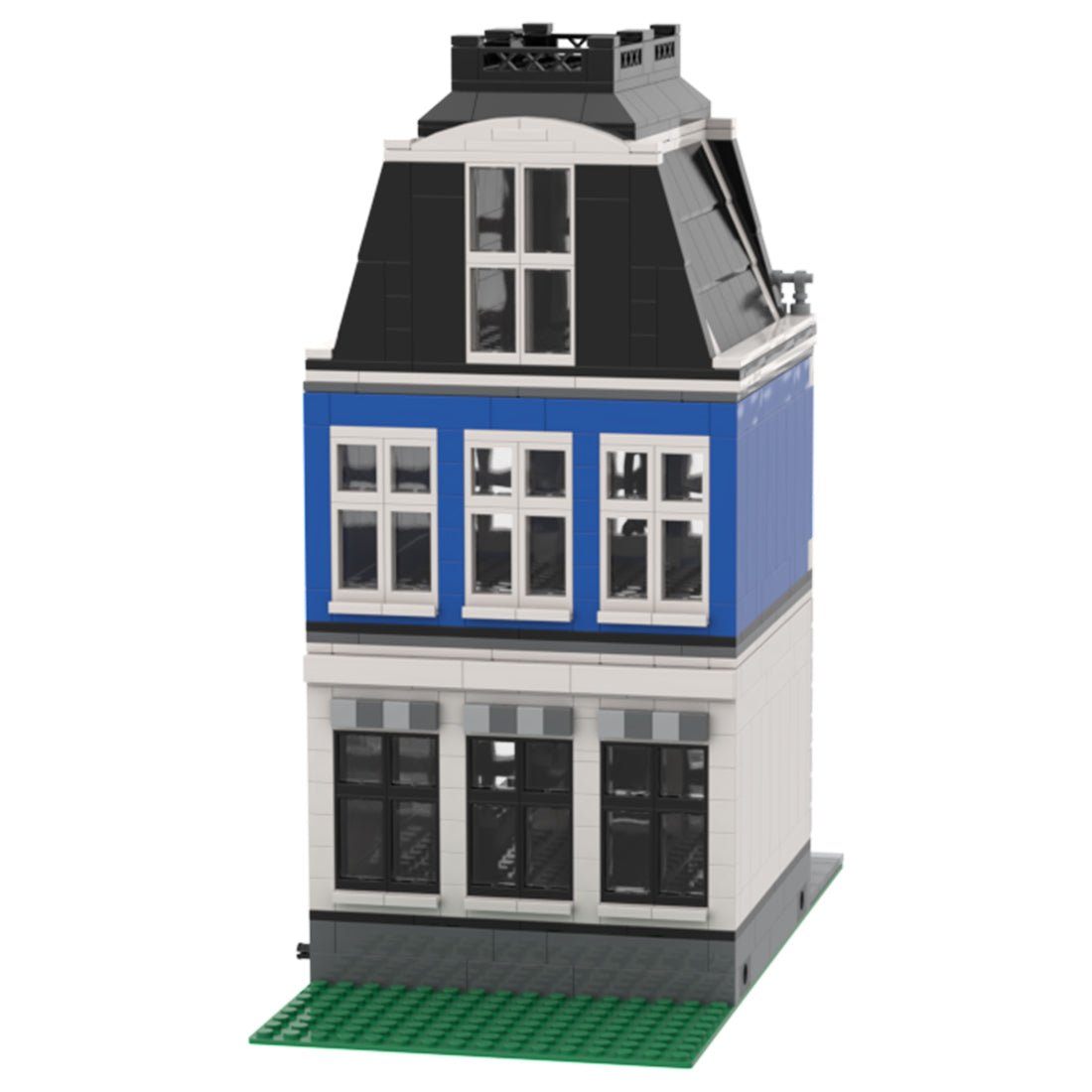 MOC - 48777 Amsterdam - MINI Canal House Nr 3(2 level) Klemmbausteine - LesDiyLesDiy