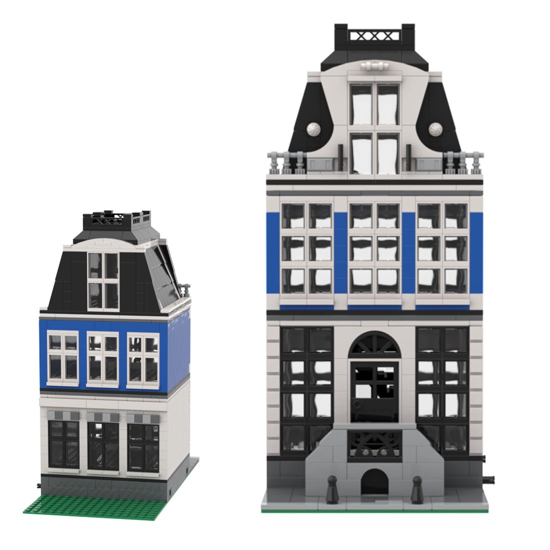 MOC - 48777 Amsterdam - MINI Canal House Nr 3(2 level) Klemmbausteine - LesDiyLesDiy