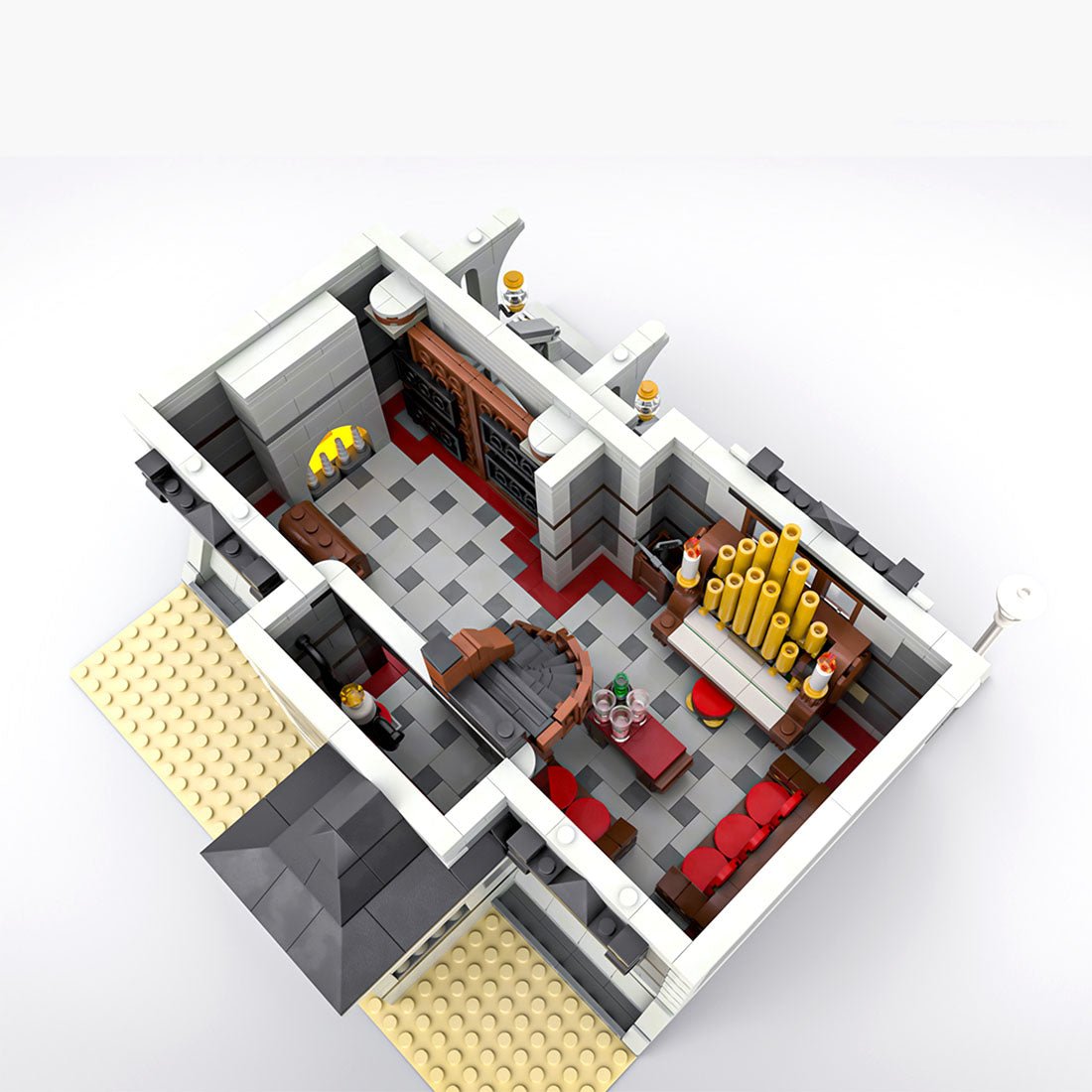 MOC - 49479 Altes Herrenhaus Klemmbausteine - LesDiyLesDiy