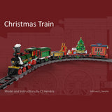 MOC - 49581 Motorized and Improved Christmas Train Klemmbausteine - LesDiyLesDiy