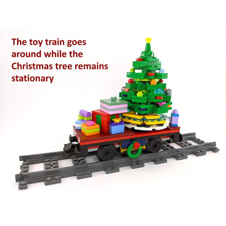 MOC - 49581 Motorized and Improved Christmas Train Klemmbausteine - LesDiyLesDiy