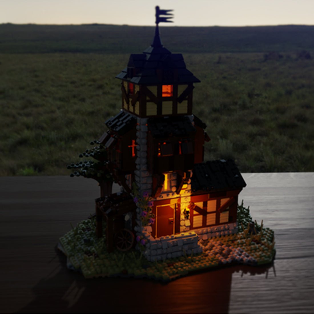 MOC - 49647 MOC Medieval Watchtower Klemmbausteine - LesDiyLesDiy