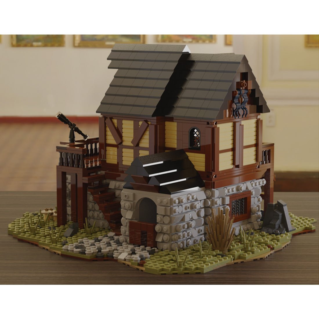 MOC - 49665 MOC Medieval House Klemmbausteine - LesDiyLesDiy