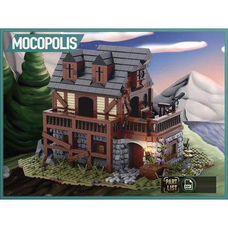 MOC - 49665 MOC Medieval House Klemmbausteine - LesDiyLesDiy