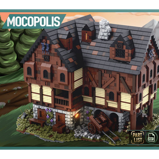 MOC - 49721 MOC Medieval House Klemmbausteine - LesDiyLesDiy