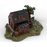 MOC - 49723 MOC Medieval Fisherman`s House Klemmbausteine - LesDiyLesDiy