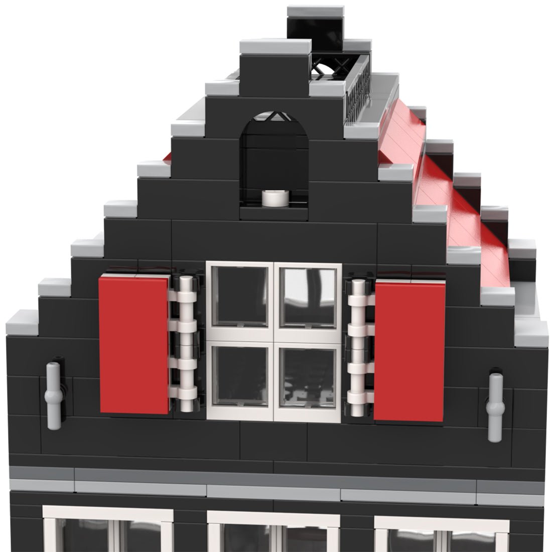 MOC - 51061 Modular Building m - Amsterdam Canal House Nr 4 - LesDiyLesDiy