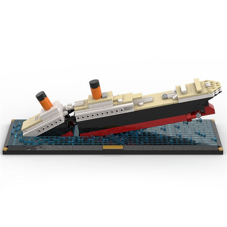 MOC - 51466 Titanic Sinken Szene - LesDiyLesDiy