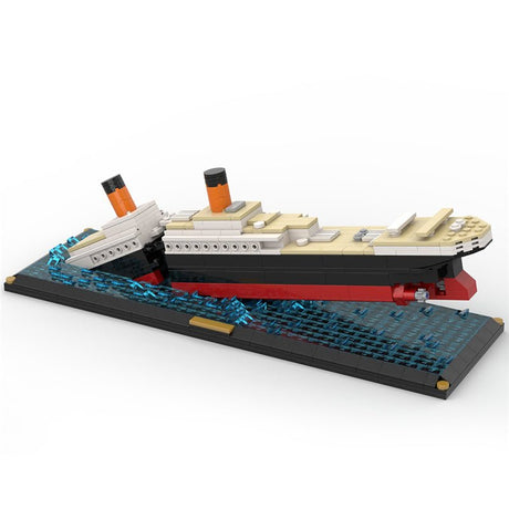 MOC - 51466 Titanic Sinken Szene - LesDiyLesDiy