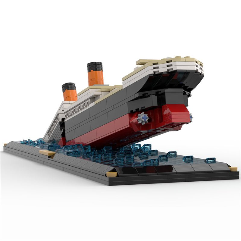 MOC - 51466 Titanic Sinken Szene - LesDiyLesDiy