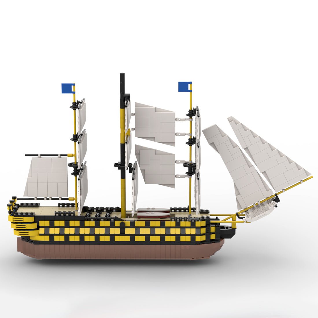 MOC - 52315 1/200 HMS Victory Klemmbausteine - LesDiy - Klemmbausteine