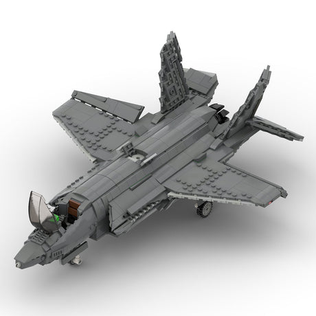 MOC - 52862 Lockheed Martin F - 35 A (Airforce Variant) Lightning II | 1:34 Scale Klemmbausteine - LesDiyLesDiy