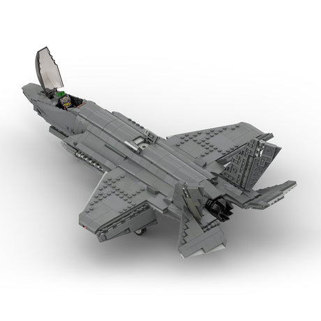 MOC - 52862 Lockheed Martin F - 35 A (Airforce Variant) Lightning II | 1:34 Scale Klemmbausteine - LesDiyLesDiy