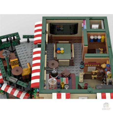 MOC - 54894 Modular Central Perk Cafe & Pub - LesDiyLesDiy