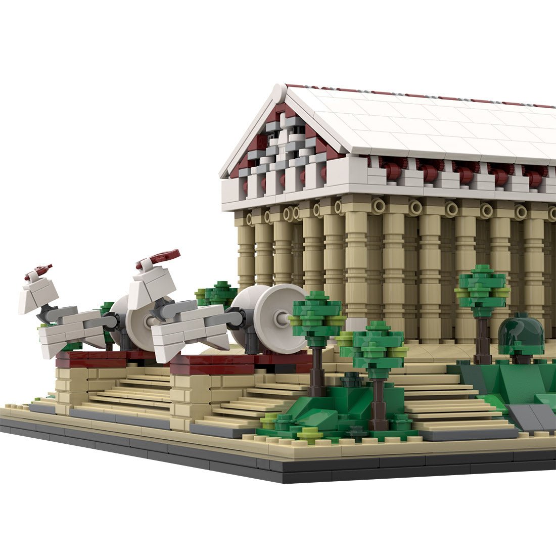 MOC - 55411 The Temple of Artemis Klemmbausteine - LesDiyLesDiy