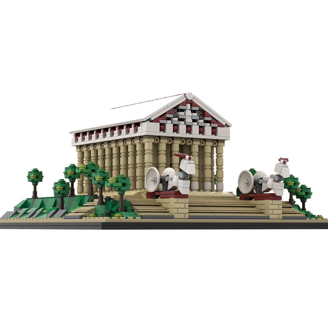 MOC - 55411 The Temple of Artemis Klemmbausteine - LesDiy - Klemmbausteine