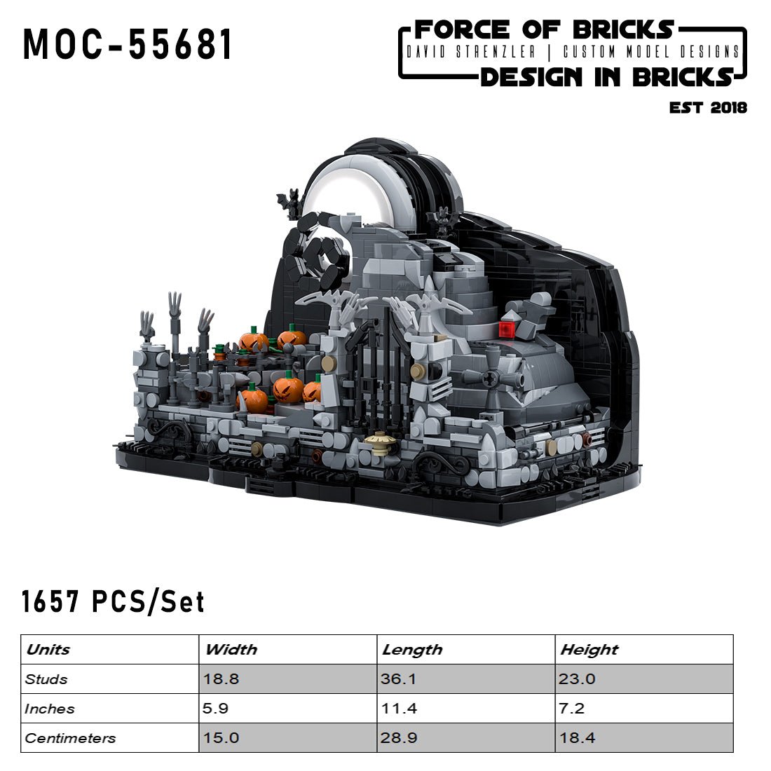 MOC - 55681 Spiral Hill (fobnbc001) | Force of Bricks Klemmbausteine - LesDiy - Klemmbausteine