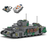 MOC - 55856 1/30 O - I japanischer superschwerer Panzer Klemmbausteine - LesDiyLesDiy