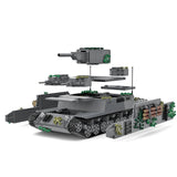 MOC - 55856 1/30 O - I japanischer superschwerer Panzer Klemmbausteine - LesDiyLesDiy