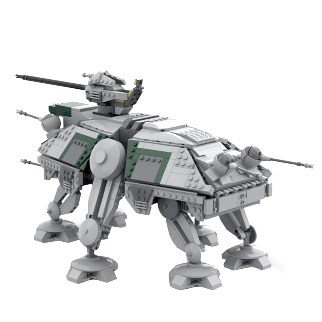 MOC - 57037 AT - TE Raumschiff Klemmbausteine - LesDiyLesDiy