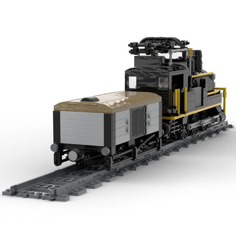 MOC - 58561 Swiss Electrified Steam Locomotive Klemmbausteine - LesDiyLesDiy