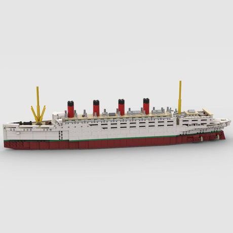 MOC - 59185 RMS Mauretania Bausteinboot Klemmbausteine - LesDiyLesDiy