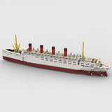 MOC - 59185 RMS Mauretania Bausteinboot Klemmbausteine - LesDiyLesDiy