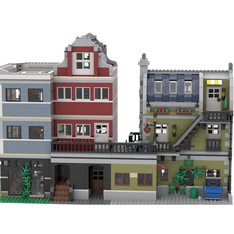 MOC - 59501 Modulares Gebäude – Sportartikelgeschäft Bausteine - Set Spielzeug - LesDiyLesDiy