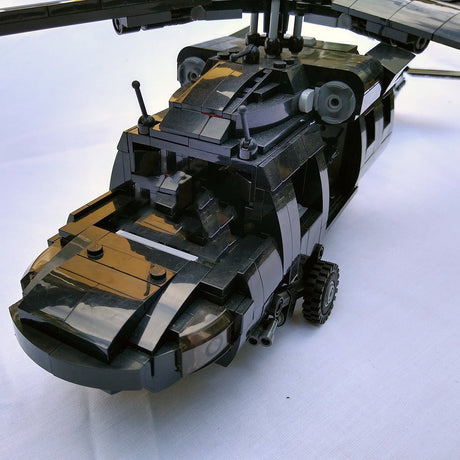 MOC - 60106 UH - 60 Black Hawk Hubschrauber Klemmbausteine - LesDiyLesDiy