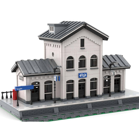 MOC - 60485 Vught Train Station Klemmbausteine - LesDiyLesDiy