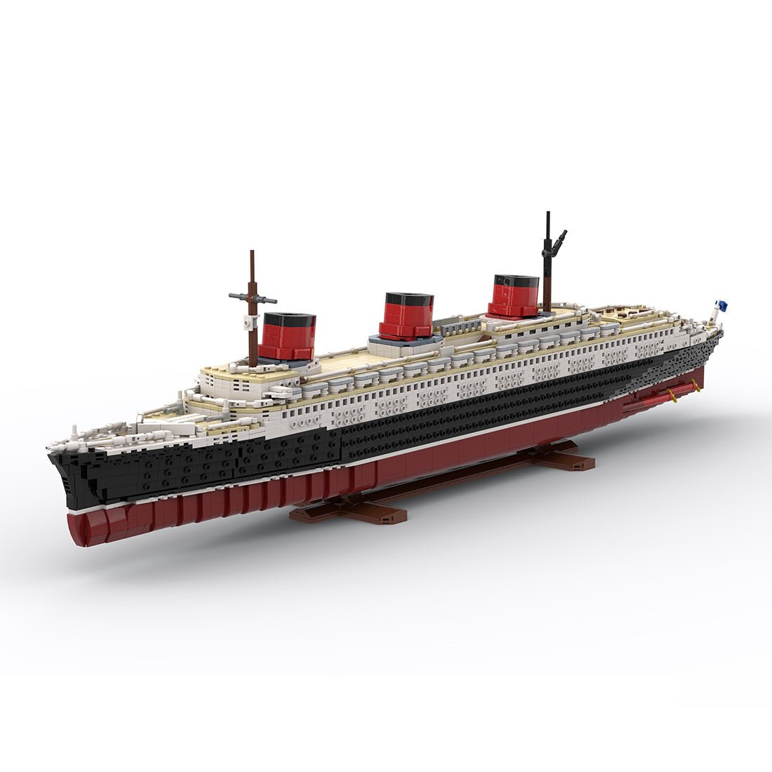 MOC - 61595 SS Normandie Klemmbausteine - LesDiyLesDiy