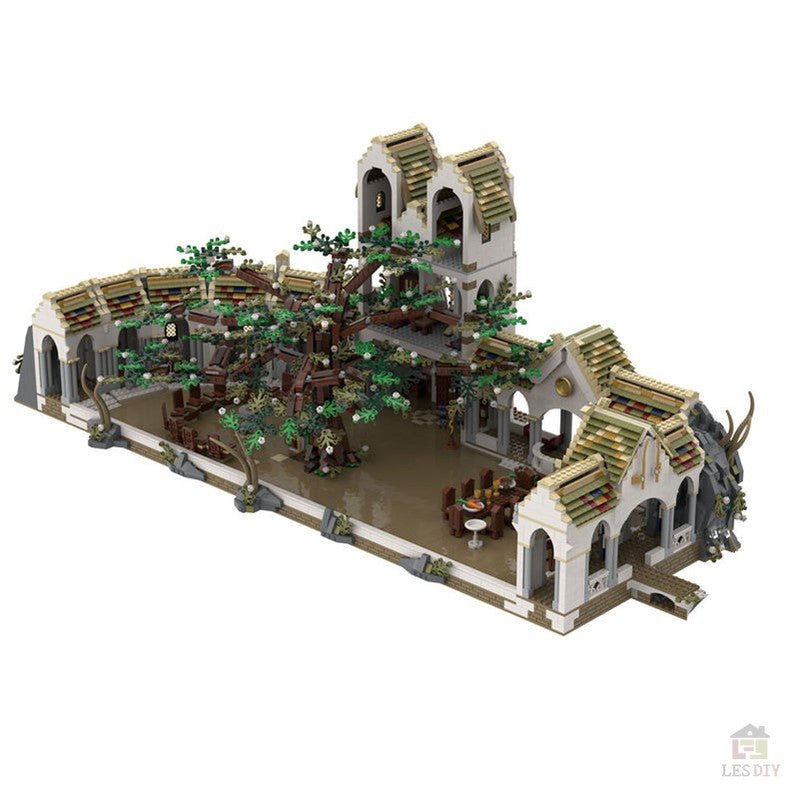 MOC - 62284 Rivendell Klemmbausteine - LesDiyLesDiy