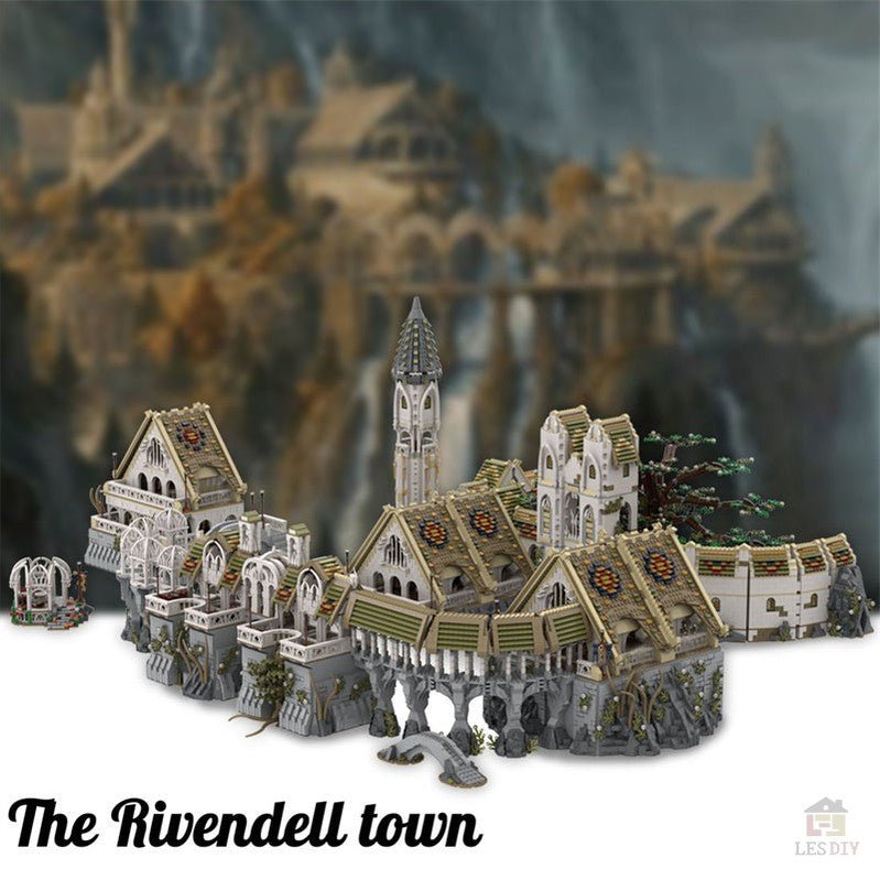 MOC - 62284 Rivendell Klemmbausteine - LesDiyLesDiy