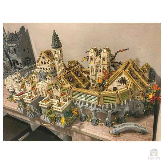 MOC - 62284 Rivendell Klemmbausteine - LesDiyLesDiy