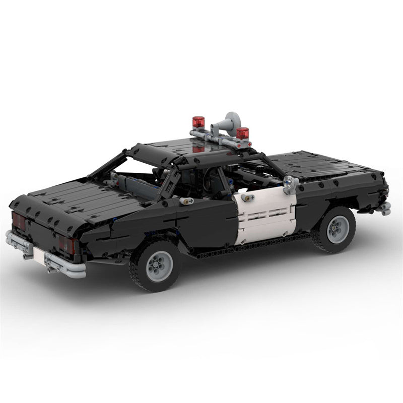 MOC - 63403 Klassisches Polizeiauto - LesDiyLesDiy